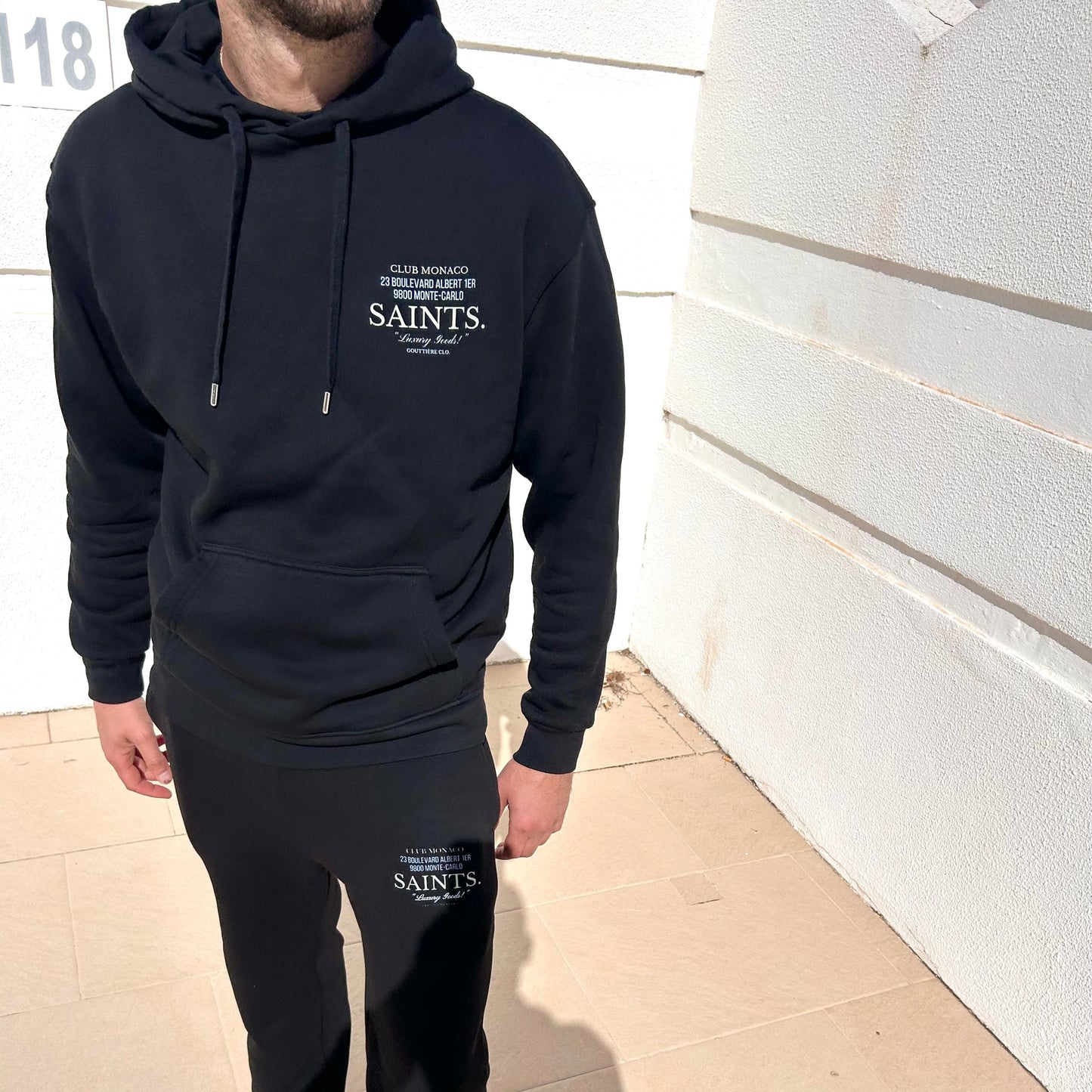 Club Monaco - Schwarz Regular Fit Hoodie