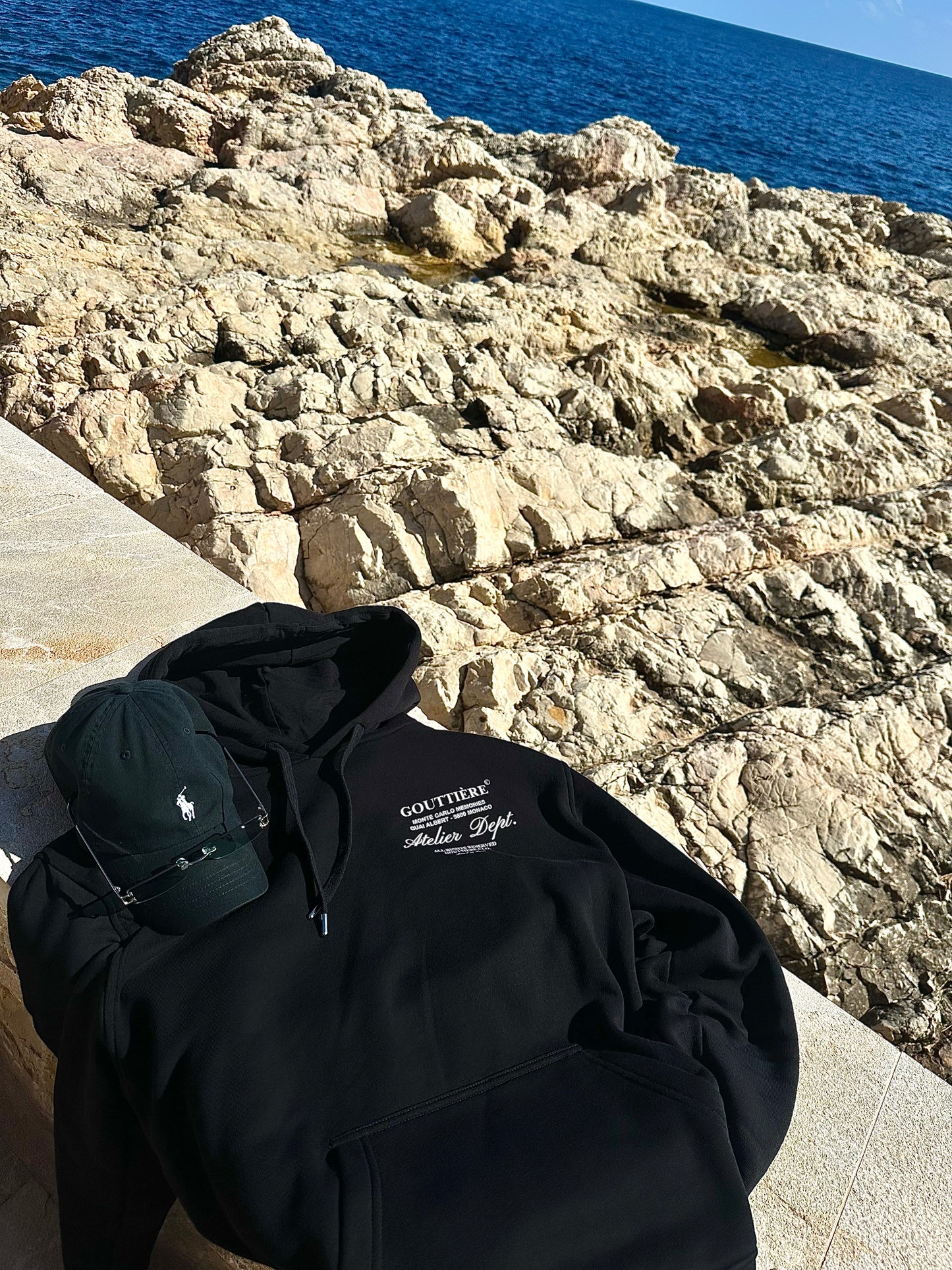 Monaco Memories - Schwarz Regular Fit Hoodie