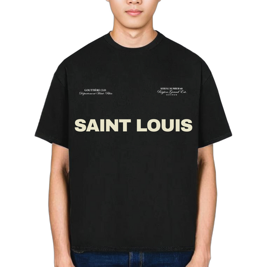 Saint Louis - Schwarz Heavy Shirt