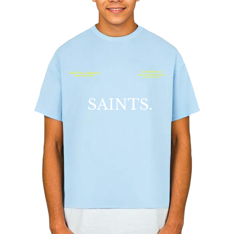 Saints Paris Department - Blau/Gelb Heavy Shirt