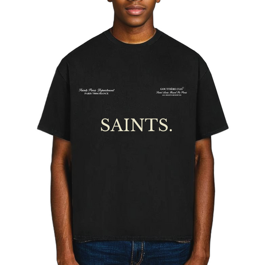 Saints Paris Department - Schwarz Heavy Shirt