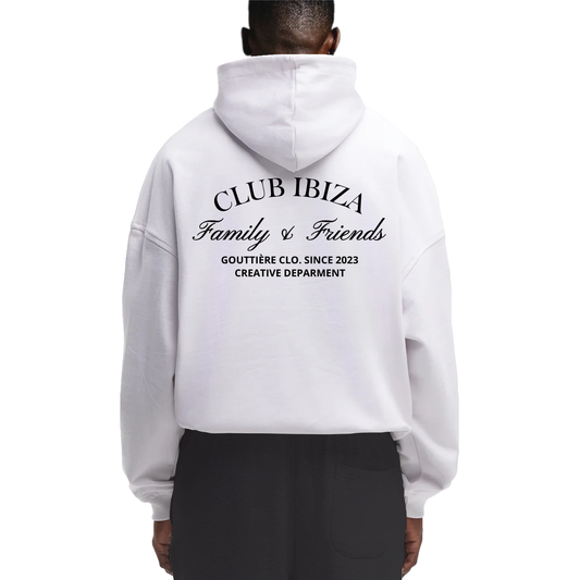 Club Ibiza - Weiss Premium Hoodie