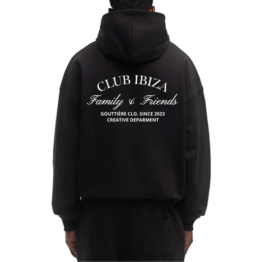 Club Ibiza - Schwarz Premium Hoodie