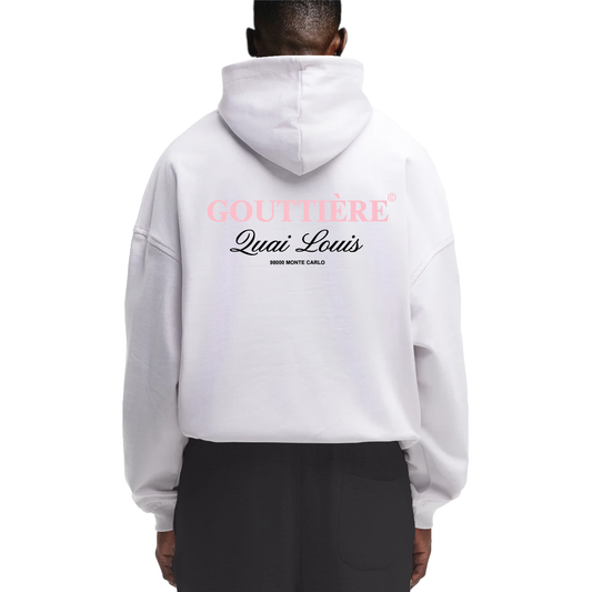 Quai Louis Monaco - Weiss Premium Hoodie