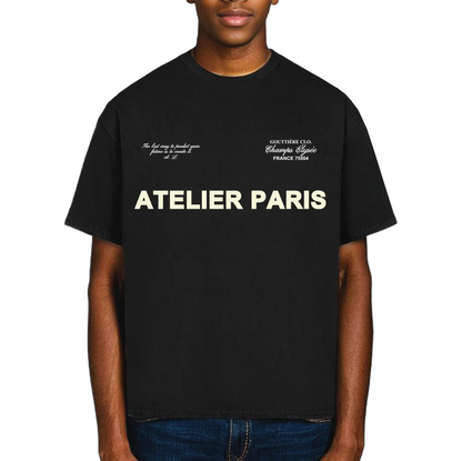 Atelier Paris - Schwarz Heavy Shirt