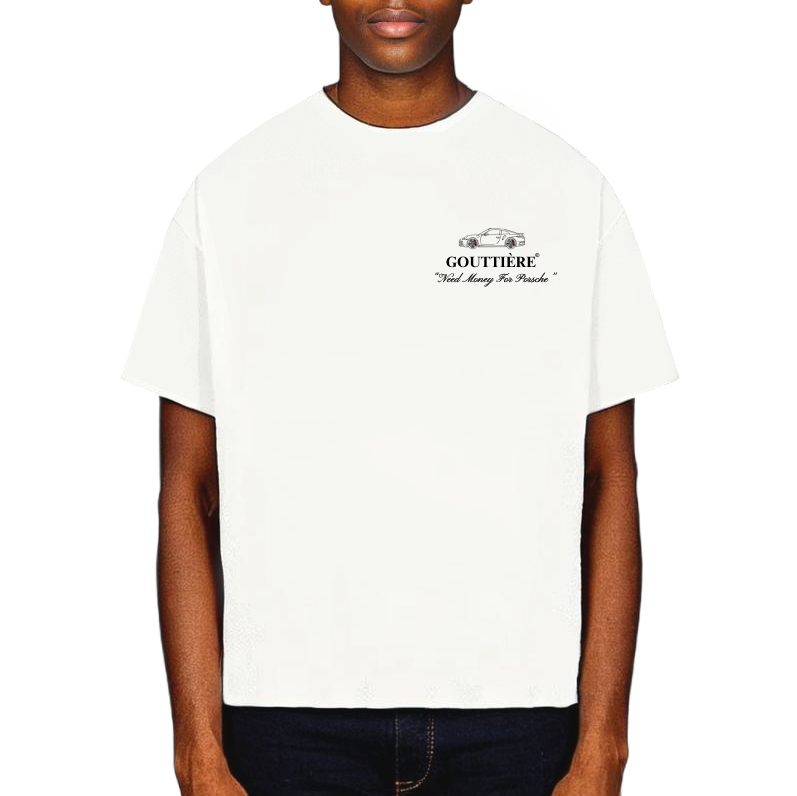 Need Money For Porsche - Weiss Heavy Shirt