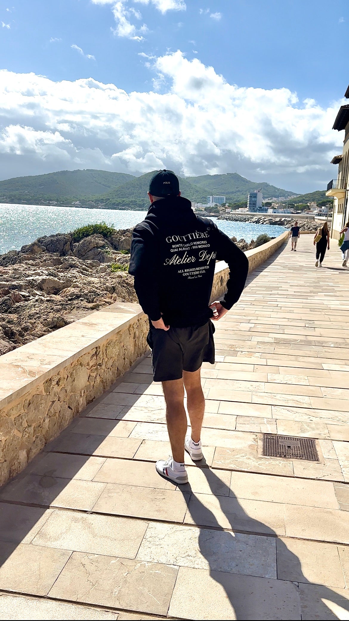 Monaco Memories - Schwarz Regular Fit Hoodie