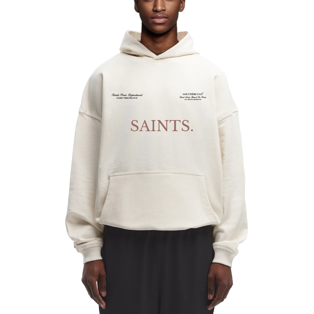Saints Paris Department - Natural Premium Hoodie